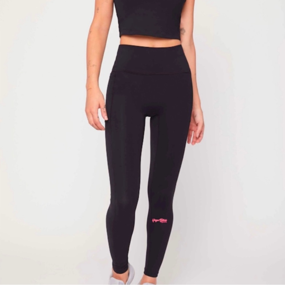 Yoga Bitch Here For It High Waisted Contour Legging NWT